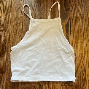h&m white tank top